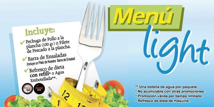 Menú Light
