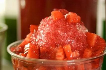 Helado de Frutilla